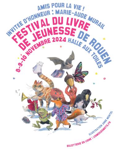 Festival du livre de jeunesse de Rouen 2024